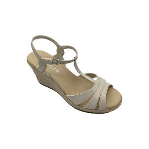 Anne Klein Women's Whitney Platform Wedges Bone - Medium